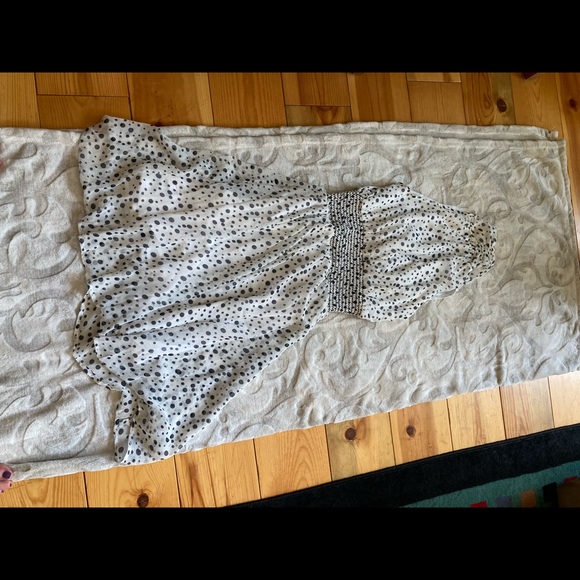 Chickadee sleeveless dress white & black size m/l - Picture 2 of 4